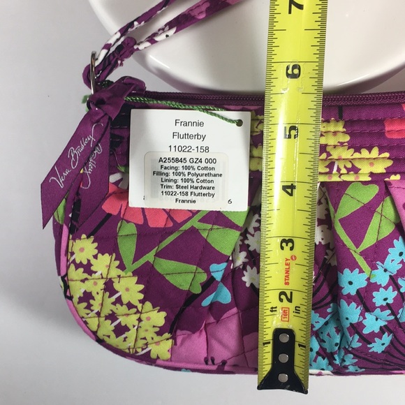 💖NWT💖VERA BRADLEY✨FLUTTERBY FRANNIE CROSSBODY PURSE - Picture 8 of 8